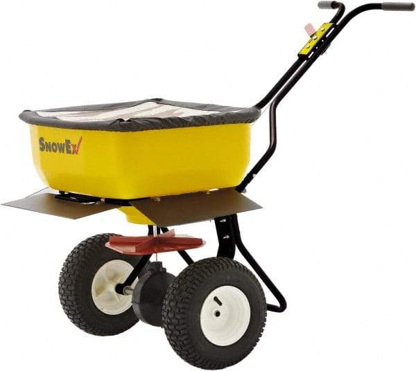 Trynex - 160 Lb Polyethylene Walk Behind Broadcast Landscape Spreader - 12" Pneumatic Wheels - Makers Industrial Supply