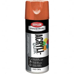 Krylon - Pumpkin Orange, Gloss, Aerosol Spray Paint - 15 to 20 Sq Ft per Can, 12 oz Container - Makers Industrial Supply