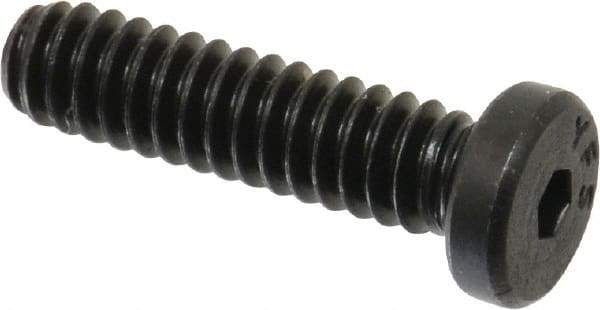 Value Collection - #10-24 UNC Hex Socket Drive, Low Socket Cap Screw - Alloy Steel, Black Oxide Finish, Fully Threaded, 3/4" Length Under Head - Makers Industrial Supply