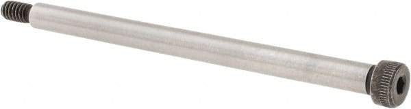 Value Collection - 1/4" Shoulder Diam x 3-1/2" Shoulder Length, #10-24 UNC, Hex Socket Shoulder Screw - 4140 Alloy Steel, Uncoated, 3/16" Head Height x 3/8" Head Diam - Makers Industrial Supply