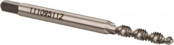 Cleveland - #4-40 UNC 2 Flute 2B/3B Plug Spiral Flute Tap - High Speed Steel, Bright Finish, 1-7/8" OAL, Right Hand Flute, Right Hand Thread, H2, Series 1093/1094 - Makers Industrial Supply