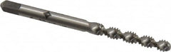 Cleveland - #6-32 UNC 2 Flute 2B Bottoming Spiral Flute Tap - High Speed Steel, Bright Finish, 50.8mm OAL, Right Hand Flute, Right Hand Thread, H3, Series 1093/1094 - Makers Industrial Supply