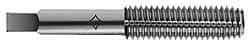 Cleveland - 1/2-13 UNC H8 Thread Limit Plug Thread Forming Tap - High Speed Steel, Bright Finish, 3-3/8" OAL, 1.656" Thread Length, Right Hand Thread - Makers Industrial Supply