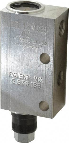 LDI Industries - 0.16 cc Output per Cycle, 1 Outlet Central Lubrication System Air-Operated Pump - 1" Wide x 4-3/64" High, Oil/Grease, 1/8-27 Outlet Thread, NPTF - Makers Industrial Supply