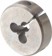 Cle-Line - #6-32 UNC High Speed Steel Round Adjustable Die - Makers Industrial Supply