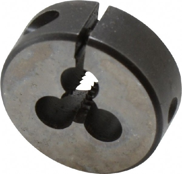 Cle-Line - #10-24 UNC High Speed Steel Round Adjustable Die - Makers Industrial Supply