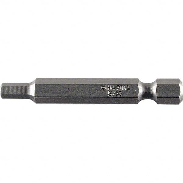 Wiha - 3/16" Power Bit - 1/4" Drive, 2" OAL - Makers Industrial Supply