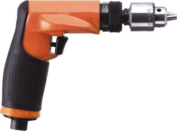 Cleco - 1/4" Keyless Chuck - Pistol Grip Handle, 600 RPM, 0.4 hp - Makers Industrial Supply