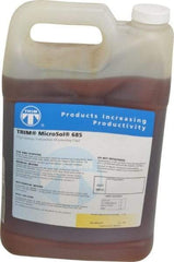 Master Fluid Solutions - Trim MicroSol 685, 1 Gal Bottle Cutting & Grinding Fluid - Semisynthetic, For Machining - Makers Industrial Supply