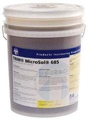 Master Fluid Solutions - Trim MicroSol 685, 5 Gal Pail Cutting & Grinding Fluid - Semisynthetic, For Machining - Makers Industrial Supply