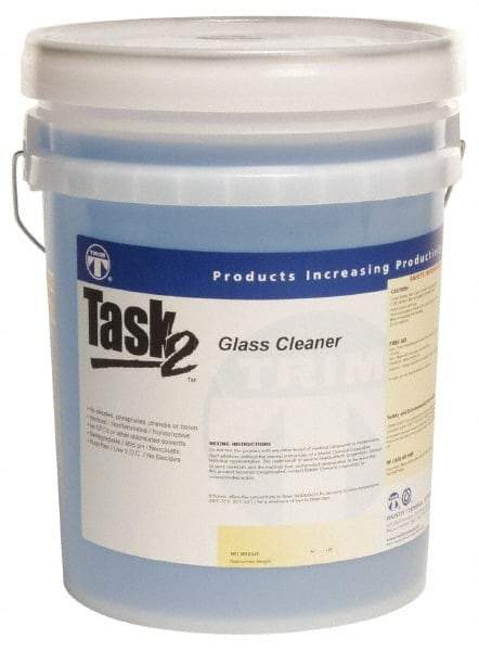 Master Fluid Solutions - 5 Gal Pail Glass Cleaner - 5 Gallon Water Based Cleaning Agent Glass Cleaner - Makers Industrial Supply