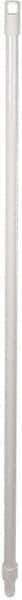 Remco - 61 x 1" Fiberglass Squeegee Handle - European Threaded Connection, White - Makers Industrial Supply