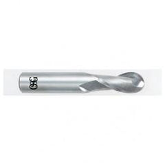 21/64" Dia. - 2-1/2" OAL - Carbide - Ball End HP End Mill-2 FL - Makers Industrial Supply