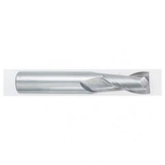 3/8 Dia. x 2-1/2 Overall Length 2-Flute Square End Solid Carbide SE End Mill-Round Shank-Center Cutting-Uncoated - Makers Industrial Supply