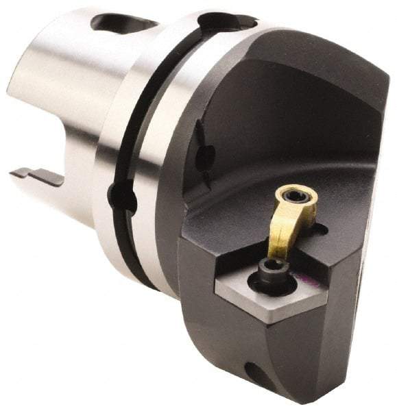 Kennametal - Left Hand Cut, Size KM80, CN.. Insert Compatiblity, Internal Modular Turning & Profiling Cutting Unit Head - 53mm Ctr to Cutting Edge, 70mm Head Length, Through Coolant, Series Kenloc - Makers Industrial Supply