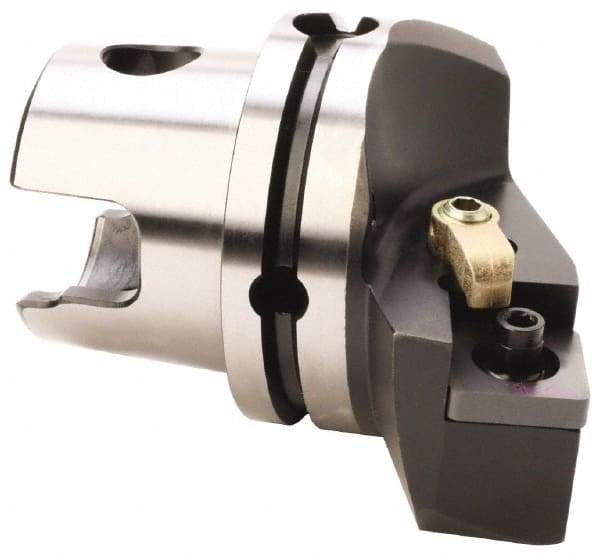 Kennametal - Right Hand Cut, Size KM80, SN.. Insert Compatiblity, External Modular Turning & Profiling Cutting Unit Head - 48mm Ctr to Cutting Edge, 70mm Head Length, Through Coolant, Series Kenloc - Makers Industrial Supply