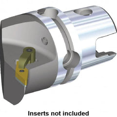 Kennametal - Right Hand Cut, Size KM63, VN.. Insert Compatiblity, Internal Modular Turning & Profiling Cutting Unit Head - 43mm Ctr to Cutting Edge, 60mm Head Length, Through Coolant, Series Kenloc - Makers Industrial Supply