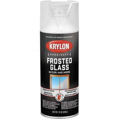 Krylon - Frosted Glass (Color), Frosted, Glass Frosting Spray Paint - 12 oz Container - Makers Industrial Supply