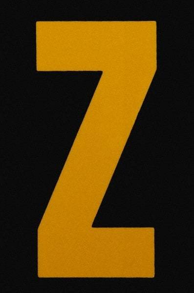 Made in USA - Letter Label - Legend: Z, English, Yellow & Black - Makers Industrial Supply