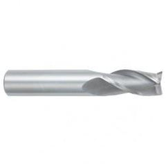 25mm Dia. x 102mm Overall Length 3-Flute Square End Solid Carbide SE End Mill-Round Shank-Center Cutting-Uncoated - Makers Industrial Supply