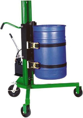 Valley Craft - 1,000 Lb Load Capacity, 30, 55 & 85 Gal Drum Lifter - For 30 Gal, 55 Gal & 85 Gal Drums - Makers Industrial Supply