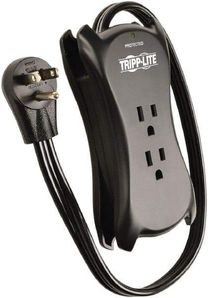 Tripp-Lite - 3 Outlets, 120 VAC15 Amps, 1.5' Cord, Power Outlet Strip - Floor, Keyhole Mount, 5-15 NEMA Configuration, 1.4" Strip - Makers Industrial Supply