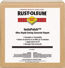 Rust-Oleum - 1 Gal Bottle Concrete Repair/Resurfacing - Gray, 230 Sq Ft Coverage, Polyethylene - Makers Industrial Supply