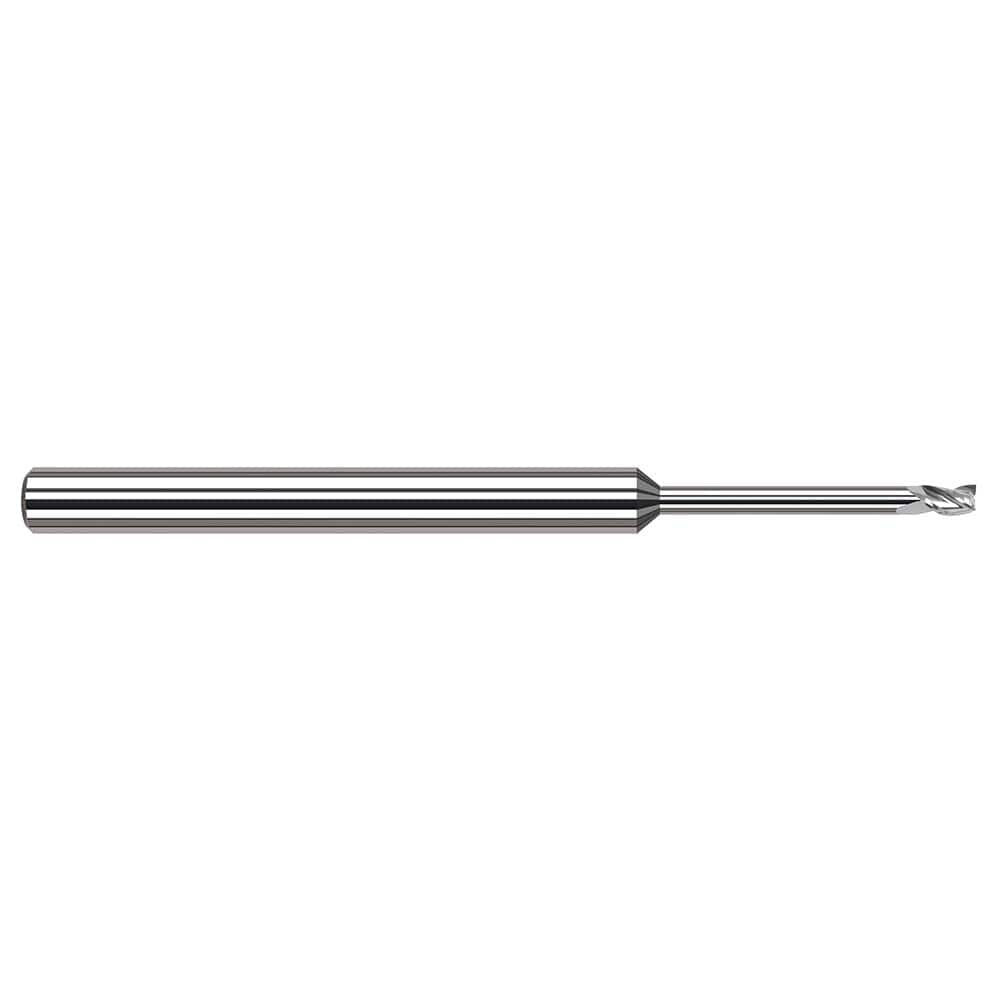 Harvey Tool - Square End Mills; Mill Diameter (Inch): 7/64 ; Mill Diameter (Decimal Inch): 0.1090 ; Length of Cut (Decimal Inch): 0.1630 ; Material: Solid Carbide ; Finish/Coating: Uncoated ; Shank Diameter (Inch): 1/8 - Exact Industrial Supply