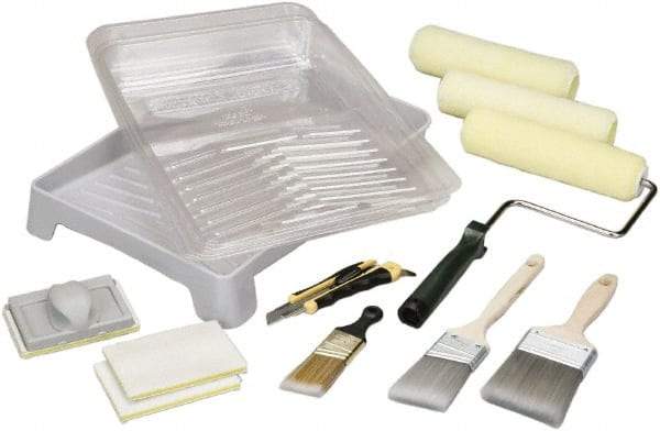 Ability One - Trim Paint Roller Kit - Includes Paint Tray, Roller Cover & Frame - Makers Industrial Supply