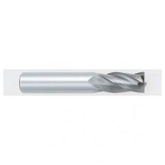 27/64 Dia. x 2-3/4 Overall Length 4-Flute Square End Solid Carbide SE End Mill-Round Shank-Center Cutting-TiALN - Makers Industrial Supply