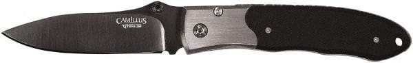 Clauss - 3" Blade, Drop Point Folding Knife - G-10, 1 Blade, 1 Edge - Makers Industrial Supply