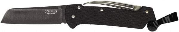 Clauss - 2-3/4" Blade, Drop Point Folding Knife - G-10, 1 Blade, 1 Edge - Makers Industrial Supply