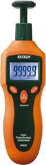 Extech - Accurate up to 0.05%, Contact and Noncontact Tachometer - 6.2 Inch Long x 2.3 Inch Wide x 1.6 Inch Meter Thick, 2 to 99,999 RPM Measurement - Makers Industrial Supply