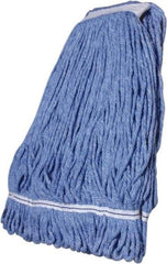 Ability One - 1-1/4" Medium Blended Fiber Loop End Mop Head - 2 Ply, Clamp Jaw Connection - Makers Industrial Supply