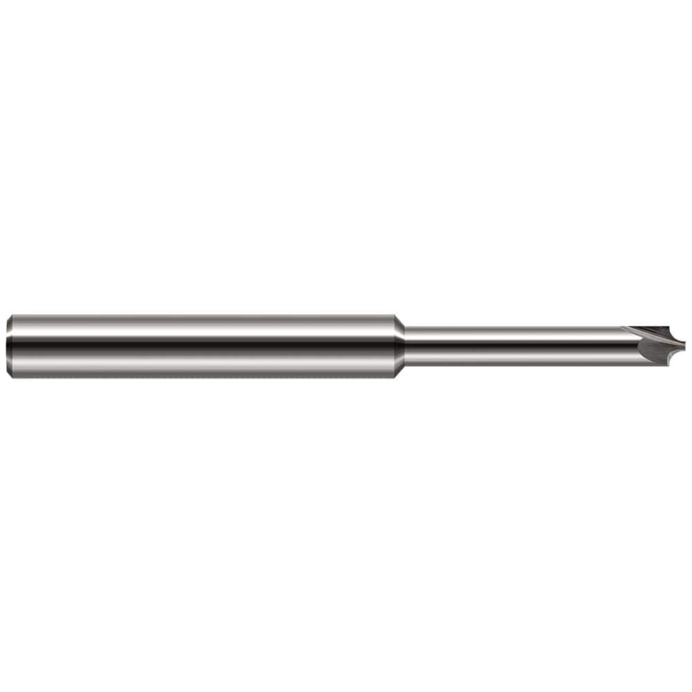 Harvey Tool - Corner Rounding End Mills; Material: Solid Carbide ; Single or Double End: Single ; Radius (Decimal Inch): 0.0050 ; Mill Diameter (Inch): 1/16 ; Mill Diameter (Decimal Inch): 0.0620 ; Number of Flutes: 2 - Exact Industrial Supply