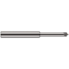 Harvey Tool - Corner Rounding End Mills; Material: Solid Carbide ; Single or Double End: Single ; Radius (Decimal Inch): 0.0100 ; Mill Diameter (Inch): 1/16 ; Mill Diameter (Decimal Inch): 0.0620 ; Number of Flutes: 2 - Exact Industrial Supply