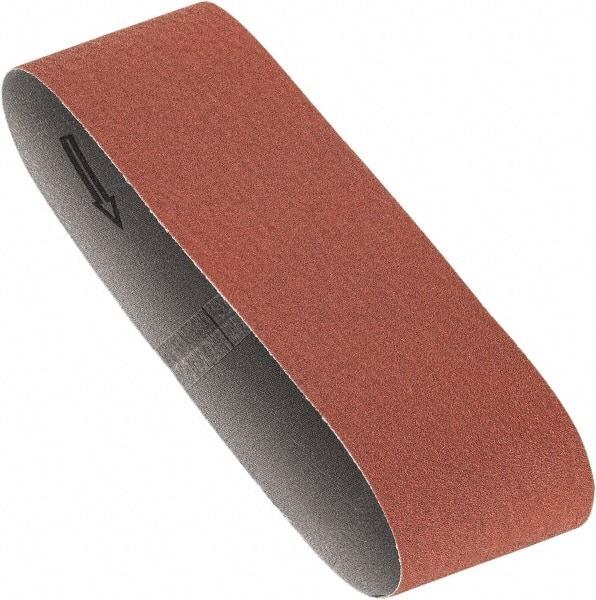 Porter-Cable - 3" Wide x 21" OAL, 40 Grit, Aluminum Oxide Abrasive Belt - Aluminum Oxide, Coarse, Coated, X Weighted Cloth Backing, Dry - Makers Industrial Supply