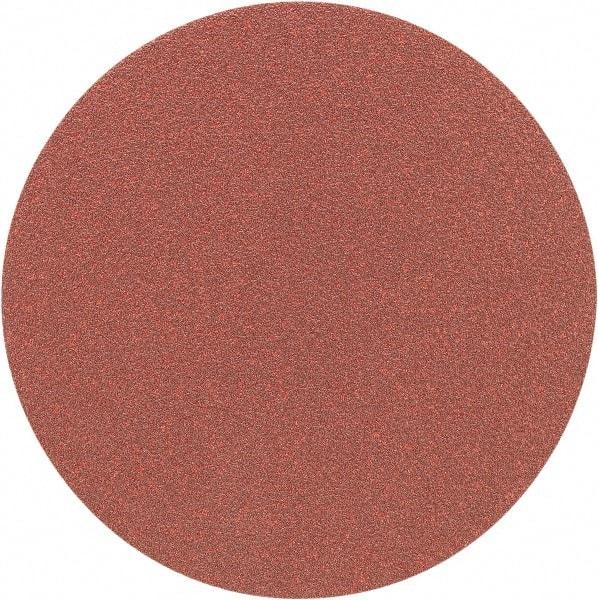 Porter-Cable - 5" Diam, 120 Grit Aluminum Oxide Adhesive PSA Disc - Fine Grade, Tan, C Weighted Backing, Flexible, 13,000 Max RPM - Makers Industrial Supply