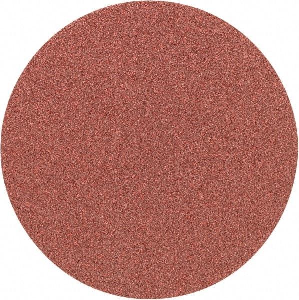 Porter-Cable - 5" Diam, 100 Grit Aluminum Oxide Adhesive PSA Disc - Fine Grade, Tan, C Weighted Backing, Flexible, 13,000 Max RPM - Makers Industrial Supply