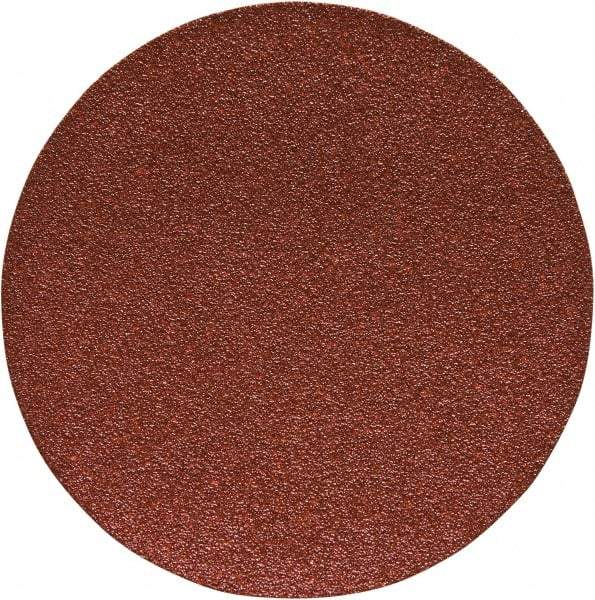 Porter-Cable - 6" Diam, 80 Grit Aluminum Oxide Adhesive PSA Disc - Medium Grade, Tan, C Weighted Backing, Flexible, 13,000 Max RPM - Makers Industrial Supply