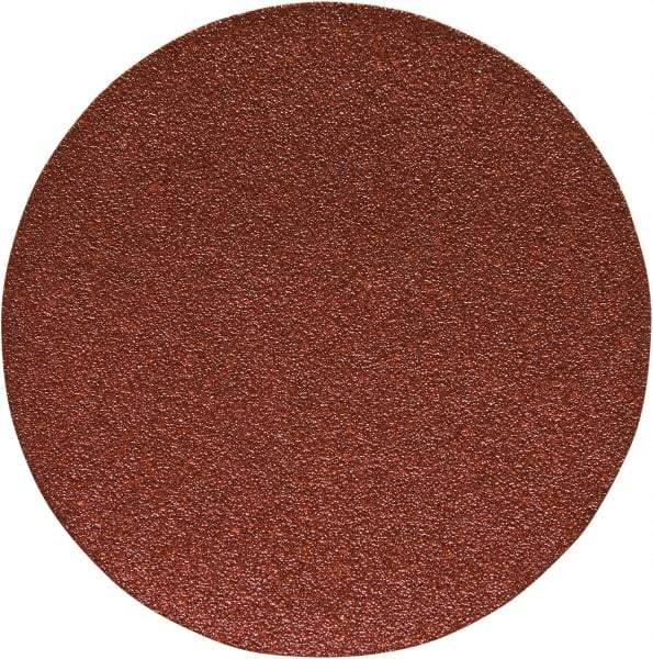 Porter-Cable - 6" Diam, 100 Grit Aluminum Oxide Adhesive PSA Disc - Fine Grade, Tan, C Weighted Backing, Flexible, 13,000 Max RPM - Makers Industrial Supply