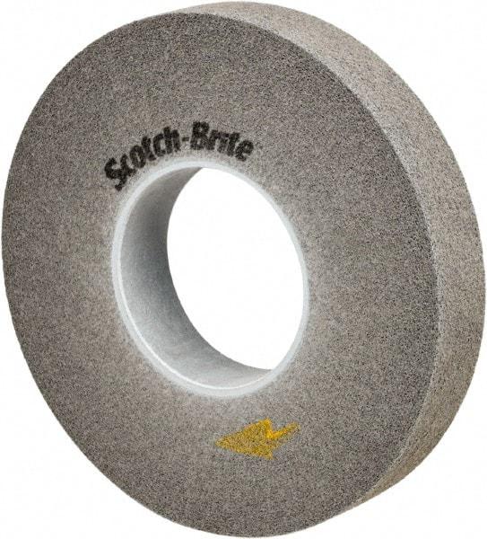 3M - 12" Diam, 3" Face Width, 5" Center Hole, Fine Grade, Silicon Carbide Deburring Wheel - Convolute, Soft Density 9 Grade, 3,000 RPM - Makers Industrial Supply