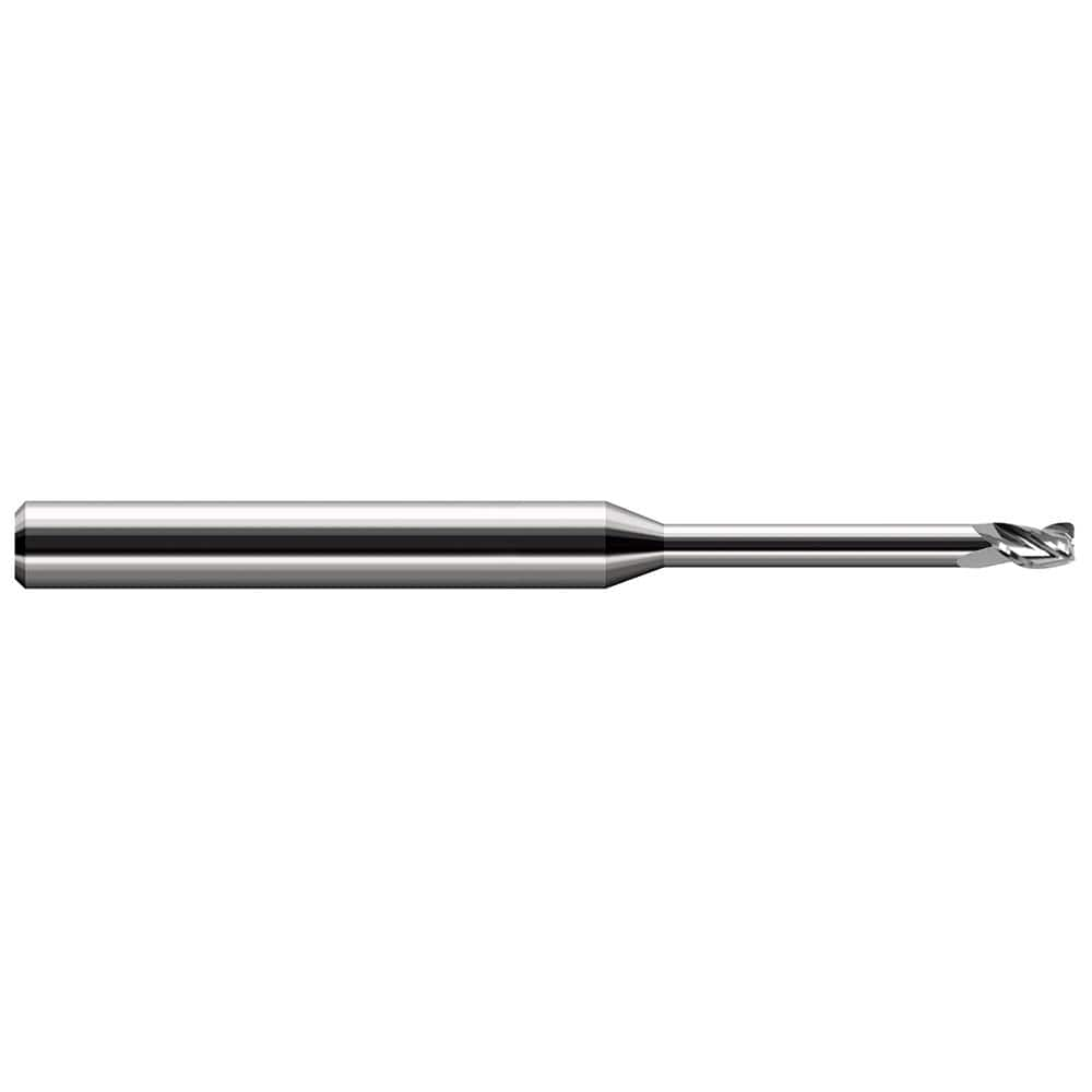 Harvey Tool - Corner Radius & Corner Chamfer End Mills; Mill Diameter (Inch): 3/32 ; Mill Diameter (Decimal Inch): 0.0930 ; End Type: Corner Radius ; Corner Radius (Decimal Inch): 0.0030 ; Number of Flutes: 3 ; Material: Solid Carbide - Exact Industrial Supply