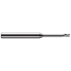 Harvey Tool - Corner Radius & Corner Chamfer End Mills; Mill Diameter (Inch): 3/32 ; Mill Diameter (Decimal Inch): 0.0930 ; End Type: Corner Radius ; Corner Radius (Decimal Inch): 0.0030 ; Number of Flutes: 3 ; Material: Solid Carbide - Exact Industrial Supply