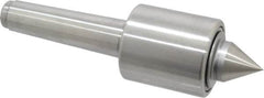 Made in USA - MT4 Taper Shank, 2-1/2" Head Diam 2,890 Lb Capacity Live Center - 2-11/16" Head Length, 1-1/4" Point Diam, 1-1/2" Point Len, 8-5/8" OAL, Standard Point - Makers Industrial Supply