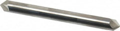 ProMax - 1/4" Diam 2 Flute Double End Solid Carbide Chamfer Mill - Makers Industrial Supply