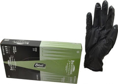 SHOWA - Size XL, 6 mil, Industrial Grade, Powder Free Nitrile Disposable Gloves - Exact Industrial Supply