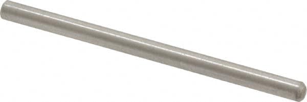 Value Collection - 1/16" Diam x 1" Pin Length 316 Stainless Steel Standard Dowel Pin - Bright Finish, 2 Beveled End - Makers Industrial Supply