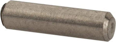 Value Collection - 3/32" Diam x 3/8" Pin Length 316 Stainless Steel Standard Dowel Pin - Bright Finish, 2 Beveled End - Makers Industrial Supply