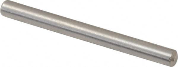 Value Collection - 3/32" Diam x 1" Pin Length 316 Stainless Steel Standard Dowel Pin - Bright Finish, 2 Beveled End - Makers Industrial Supply